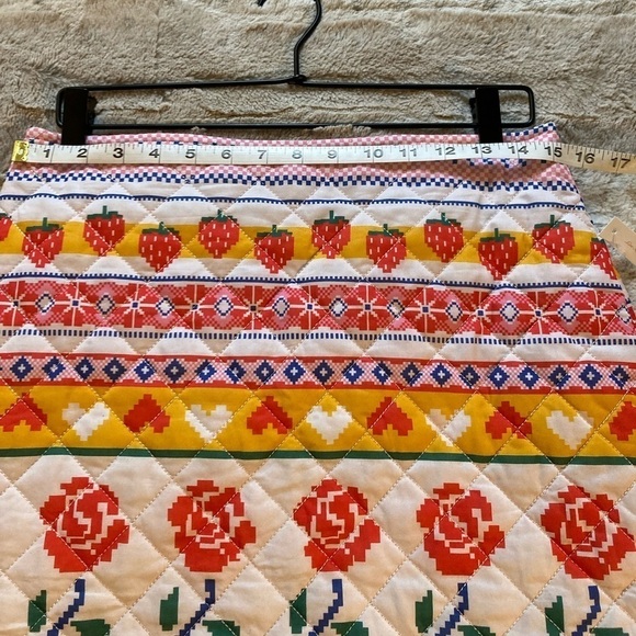 : : LISA SAYS GAH NEW Floral Fruit Quilted Wrap Skirt & Long Sleeve Crop Set : : - Picture 11 of 15